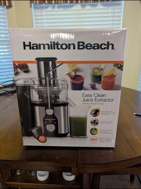 Hamilton Beach Easy Clean Juice Extractor - Stainless Steel/Black